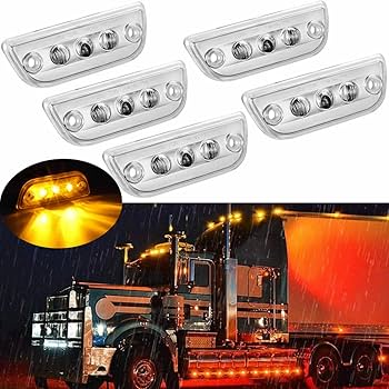 Amazon.com: JZYZQBX 5PCS 9LED Cab Marker Top Roof Running